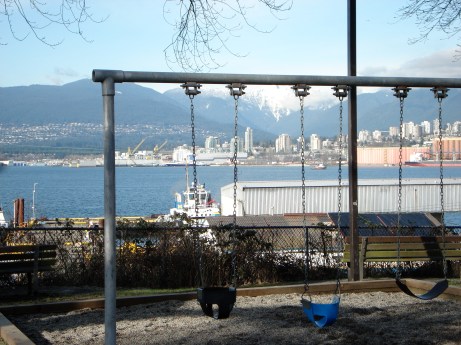 Swing set in the old 'hood.